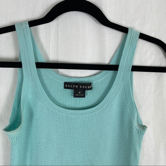 Ralph Lauren Black Label Cashmere Ribbed Tank - Picture 5 of 8